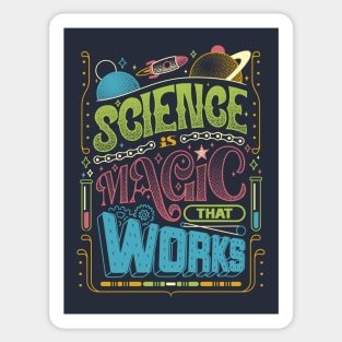 Science, Magic But Real Colors by Tobe Fonseca Sticker
